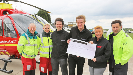 Midlands Air Ambulance Cheque