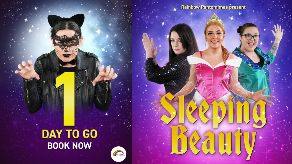 Marketing collateral for Rainbow Pantomime
