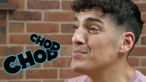 Animated overlay of chopchop